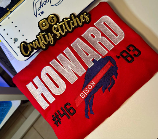 Howard Embroidered Sweatshirt(Angelo)